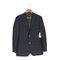 バーバリーブラックレーベル BURBERRY BLACK LABEL 裏地チェック ウールポリ 2Bテーラードジャケット メンズ import:M